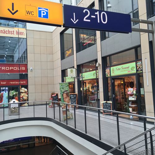 outside at Lebe Gesund in Mannheim