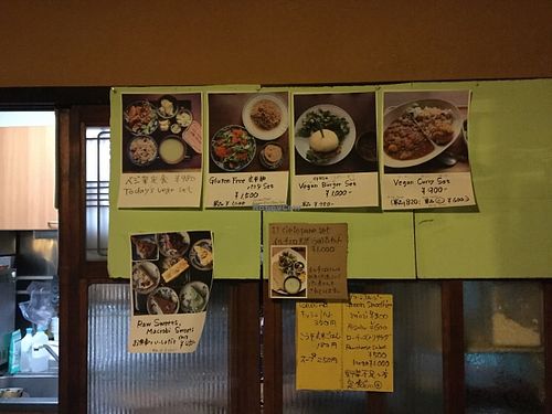All vegan menu at Organic House Salute in Kyoto