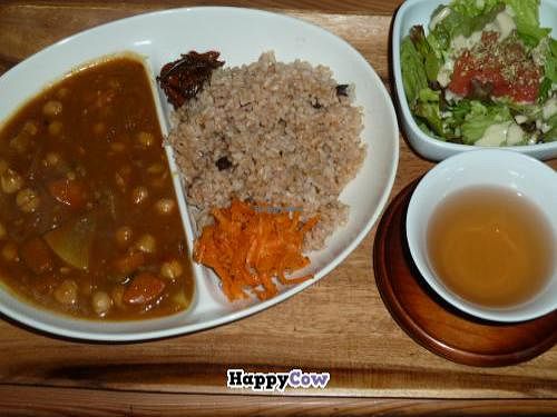 Curry  at Organic House Salute in Kyoto