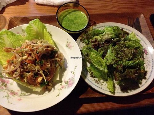 days special raw lunch  at Organic House Salute in Kyoto