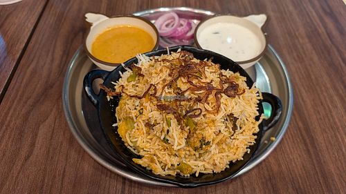Veg Biryani at Masala Kitchen in Sydney