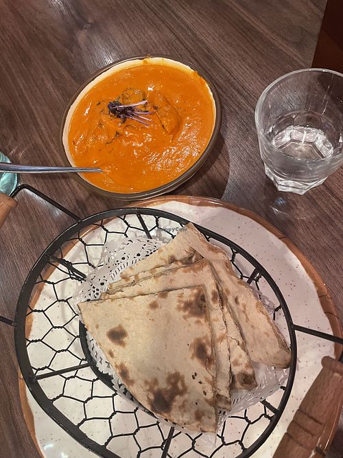 vegan butter chickenn  at Masala Kitchen in Sydney