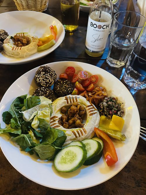 Vegan Falafel Hummus Bowl  at La Cucina in Morjim