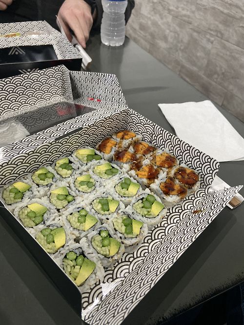 Fuji Sushi - AAC and sweet potato sushi rolls  at Fuji Sushi  in Eagan