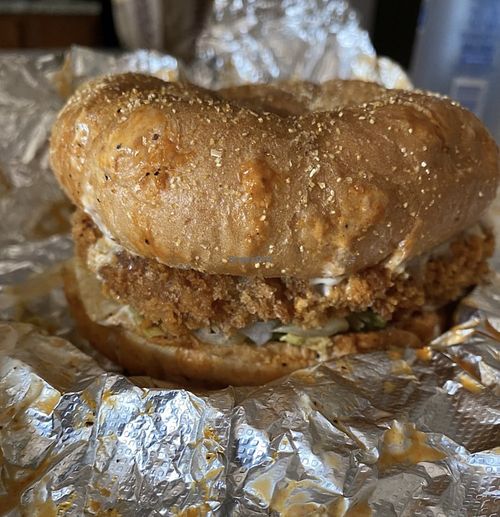 Buffalo chicken sandwich   at Bombay Food Junkies in St Louis