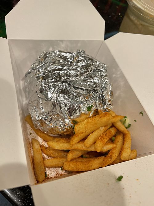 Sandwich combo #Veganuary at Bombay Food Junkies in St Louis