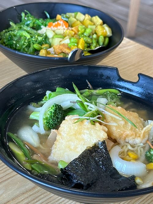 vegetable ramen at Tsunami Japanese in Burnsville