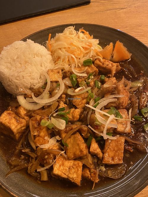 Tofu w sosie 5 smaków  at Hanoi n U  in Lublin