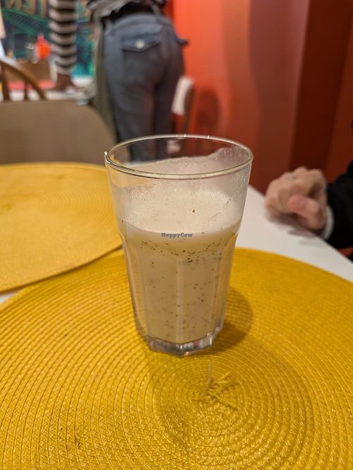 Doogh, iranian drink absolutely delicious!!!! at Aryan's Pizzeria  in Galway