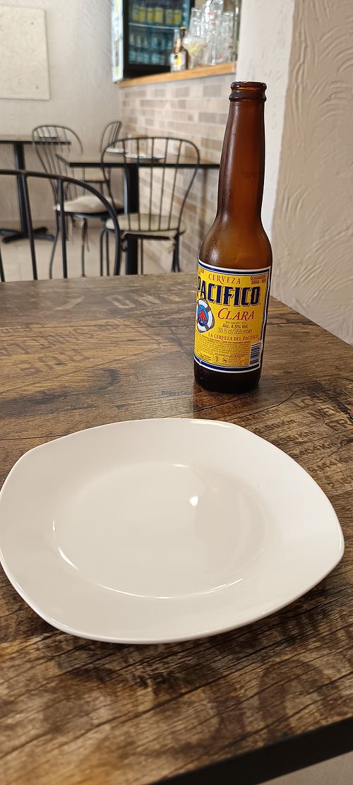 Cerveza Pacifico at La Chaparrita in Sevilla