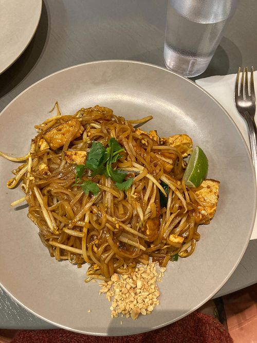 pad thai (canadian version) at Bann Thai  in Vancouver
