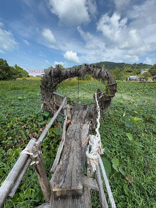 Walking the grounds at The Nature Samui in Koh Samui