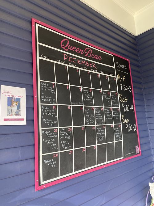 Calendar of Events - It’s a Social House Too!  at The Queen Bean Coffee & Social House in Modesto