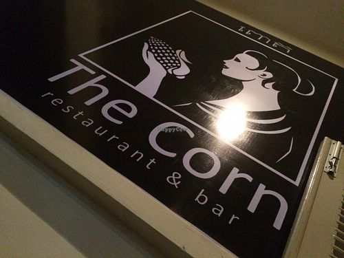 The sign outside  at The Corn in Phnom Penh