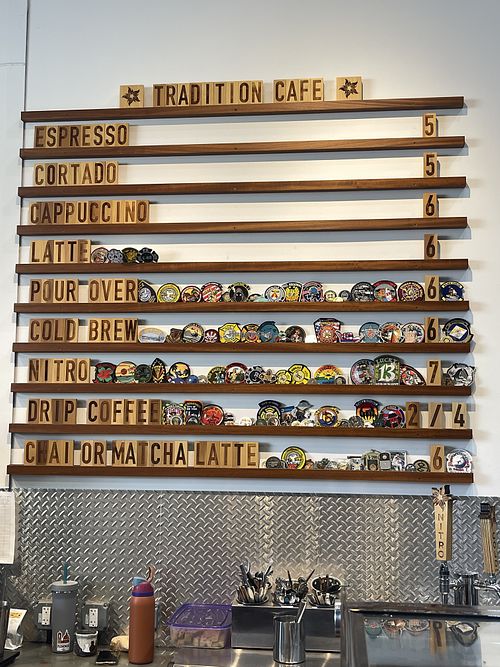 Vegan milks available  at Tradition Coffee Roasters in Kailua