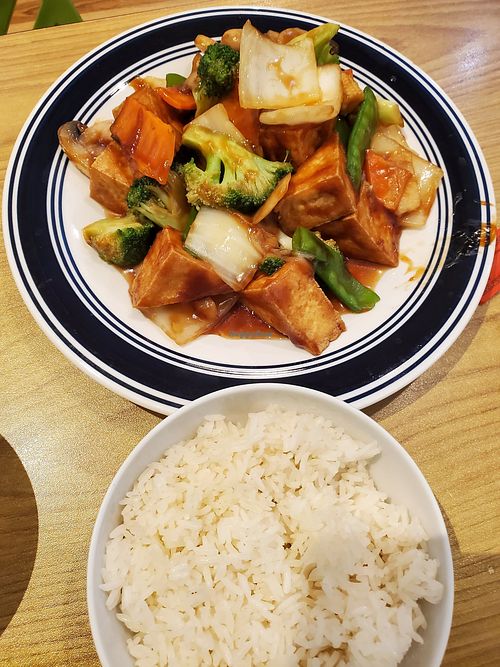 Tofu Home-style at Little Panda in Elgin