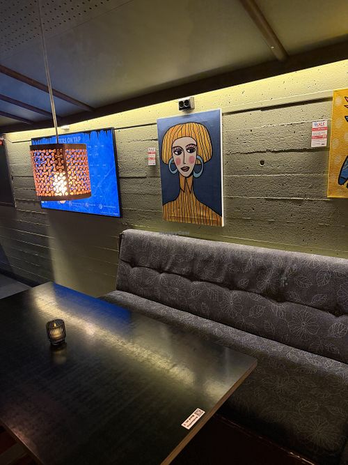 inside  at Cafe Sånn in Tromsoe