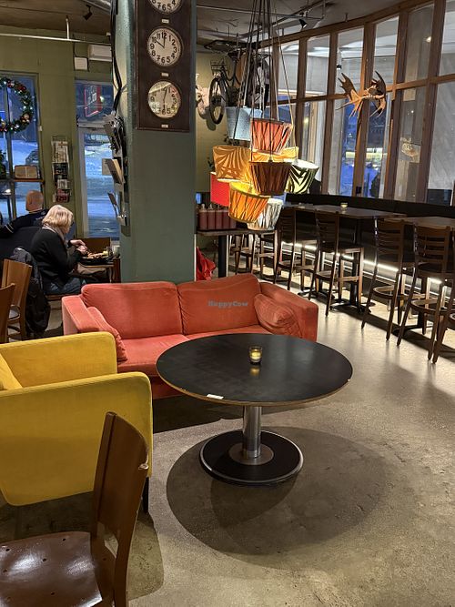 inside  at Cafe Sånn in Tromsoe
