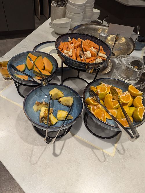 Fruits and vegetables at Log Restaurant in Sinettae