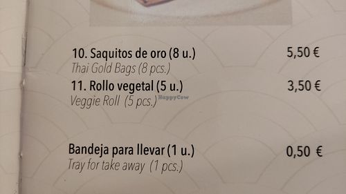 Rollo vegetal at Restaurant Gran Muralla in Calafell