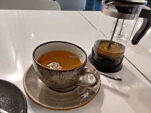 Green tea at Choco Deli Oy Rinteenkulma in Rovaniemi