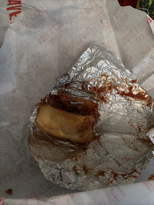 Vegan meatball sub   at Dave's Cosmic Subs in Hudson