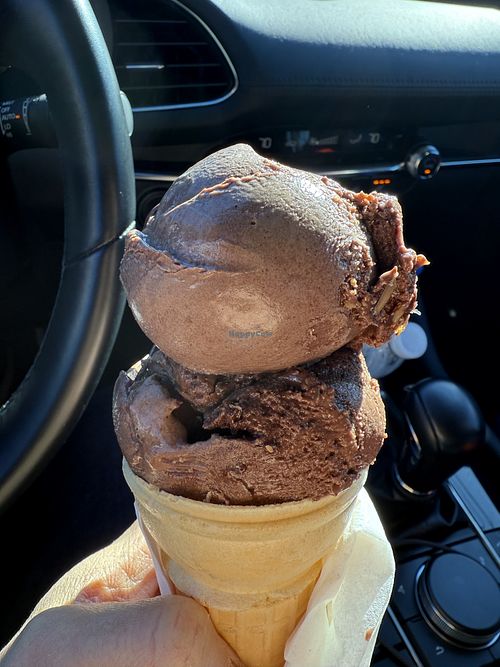 Chocolate peanut butter   at Livy's Ice Cream Shop in Collinsville