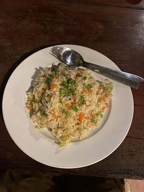Fried rice with vegetables   at Dolphin Bay Restaurant  in Koh Rong