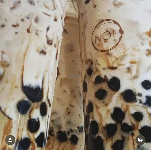 They have delicious boba teas - I quite like the brown sugar boba tea with soy milk  at NOI Goulburn in Goulburn