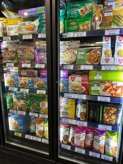 Vegan meat products  at Fresh 4 Less Indian Supermarket in Christchurch