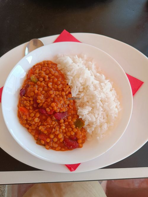 Chili sin carne at Elliot's Restaurant in Bolnuevo