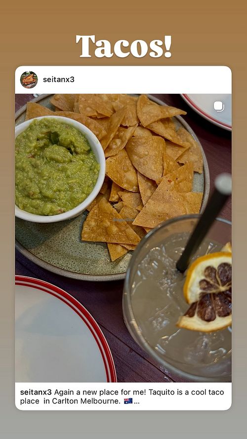 Guacamole  at Taquito in Carlton