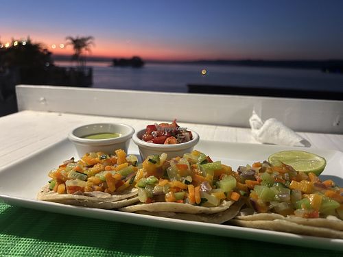  Vegetarian (vegan) tacos   at Restaurante Tipico Imperio in Flores