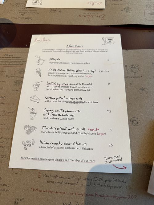 at Emilia's Crafted Pasta in North West London