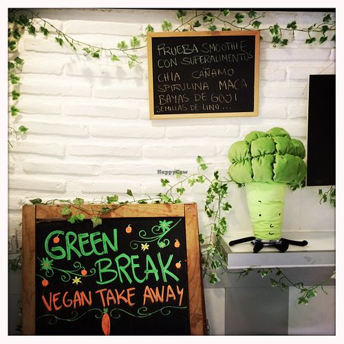 Green Break at Green Break Vegan Restaurant in San Sebastian
