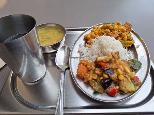 Medium size "menu" at Govinda Etterem in Debrecen