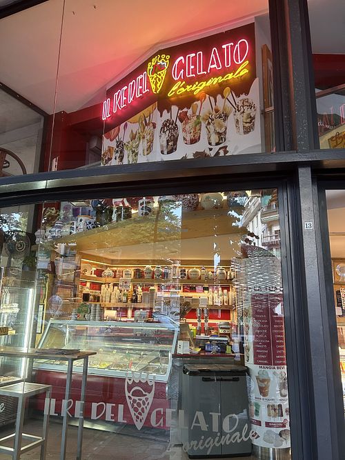 Entrance  at Il Re del Gelato in Treviso