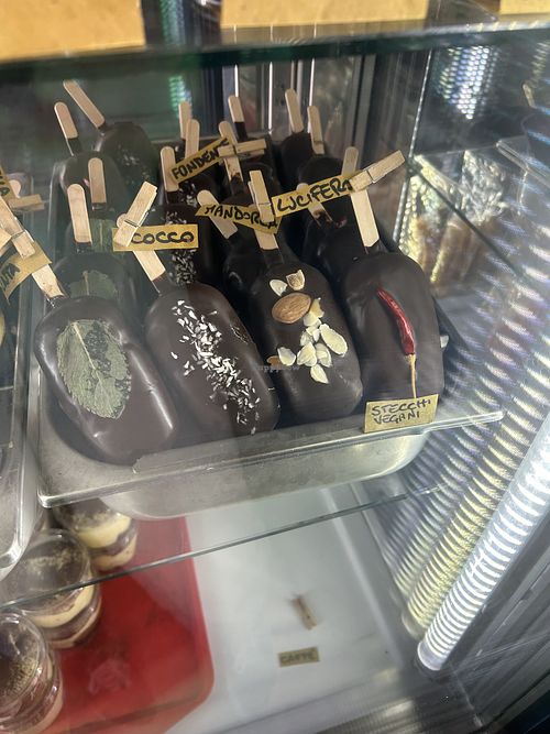 Gelati stecco vegani  at Il Re del Gelato in Treviso