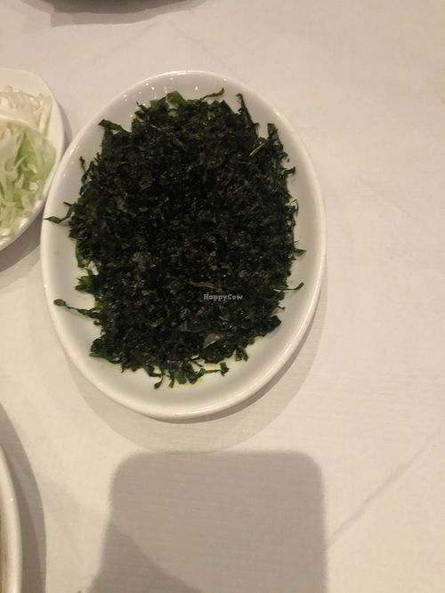 Crispy seaweed   at Taste of the Orient  in Burnham-on-sea
