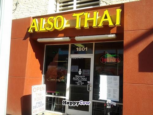 The Front of Also Thai at Also Thai in Virginia Beach