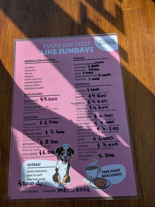  at BRUNCH in El Chalten