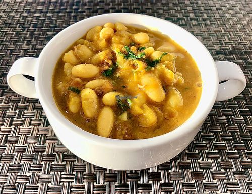 Vegetable curry at Flavours Restaurant in Dubai