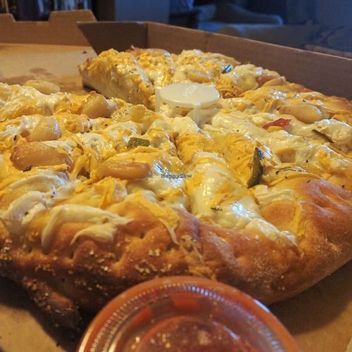 Vegan Cheesy Bread at Dimo's Pizza - Logan Square in Chicago