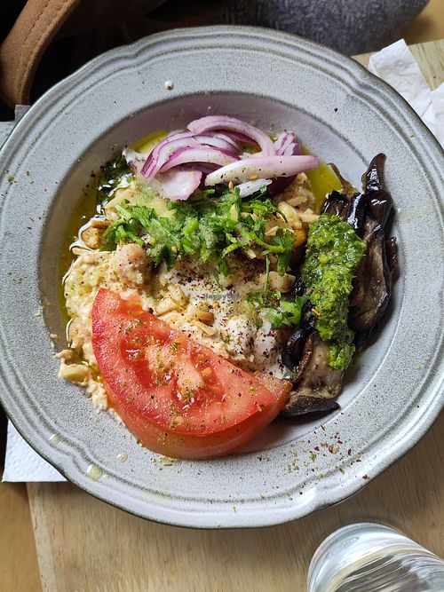 Moutabal at fava in Brussels