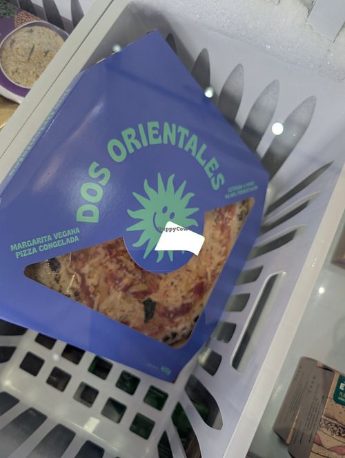 Vegan pizza at Vida Sana in Tacuarembo