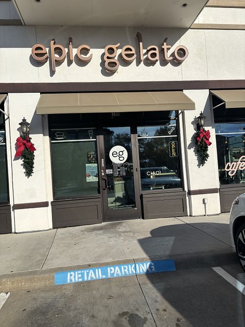 Store front  at Epic Gelato in Flower Mound