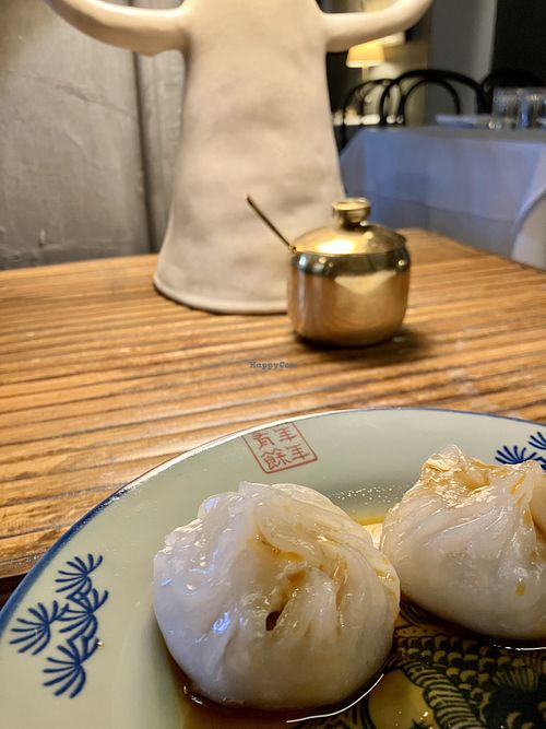 Vegan veg dumplings  at Lady Chu in Potts Point