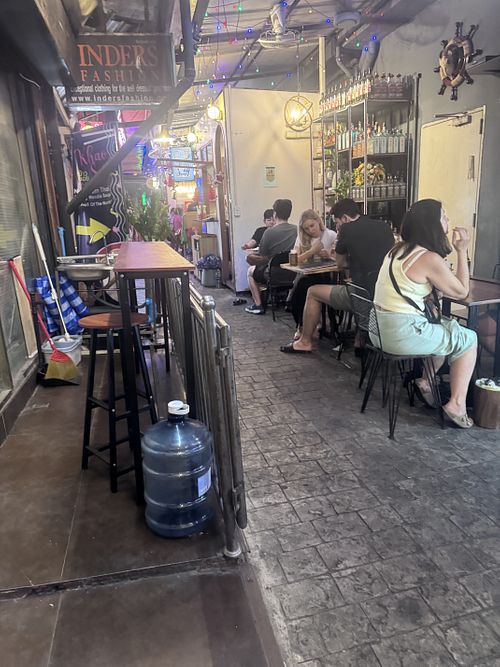 Alley  at Kebab Korner in Bangkok