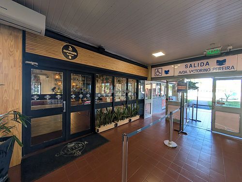Outside (inside the bus terminal) at Cafetería Terminal 24hs in Tacuarembo