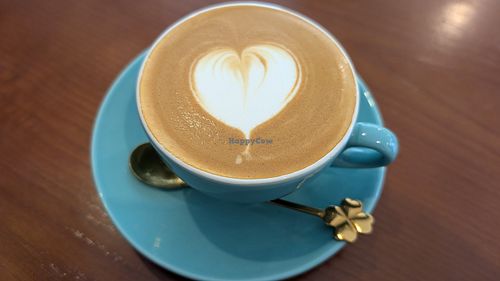 Caffe Latte at Dream Beans Coffee Roastery in Hanoi